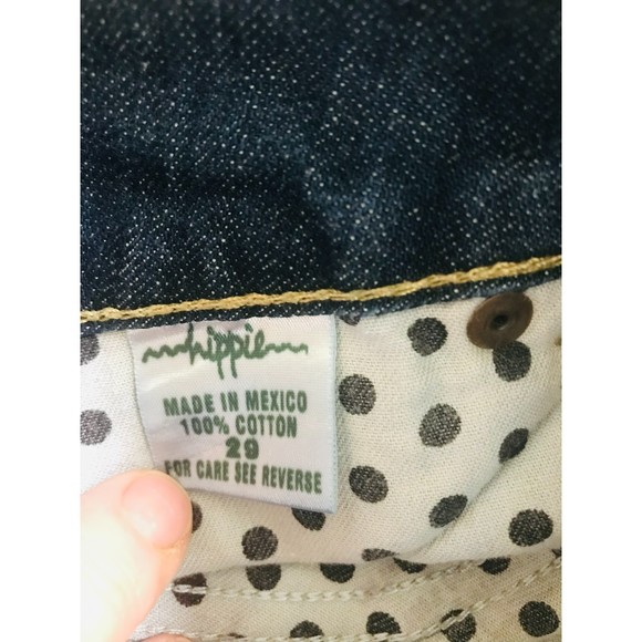 Hippie Women's Raw Hem Denim Mini Pencil Skirt, Size 29 - Picture 3 of 4